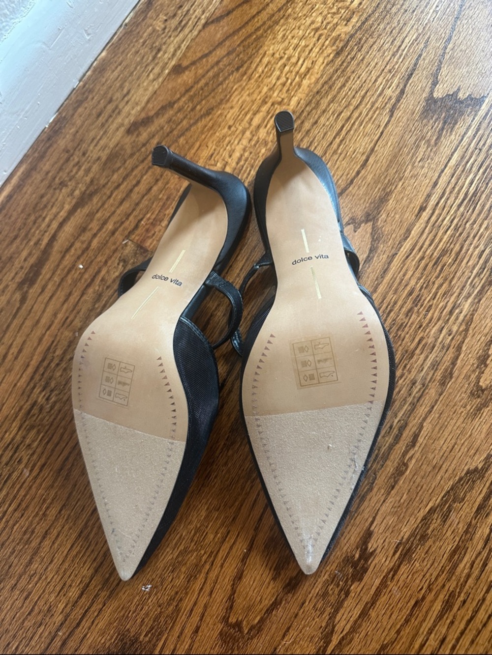 Dolce Vita Mesh Black Heel - Picture 4 of 4